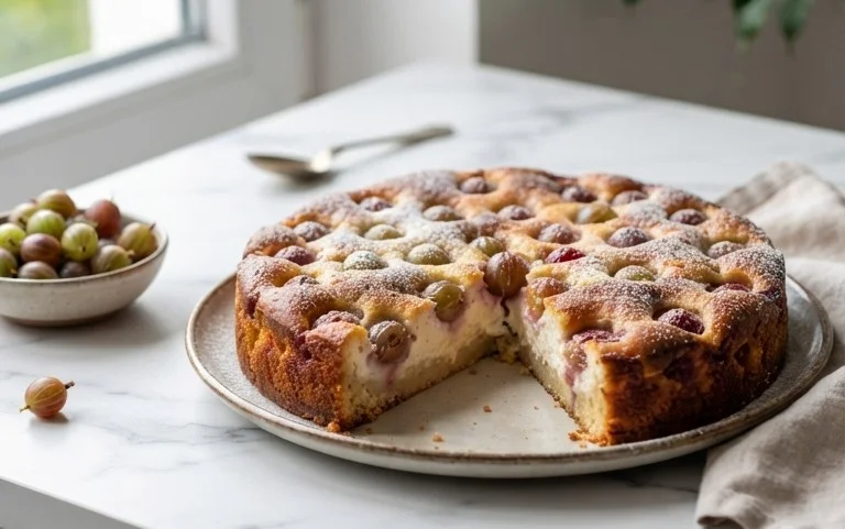 Stachelnon-alcoholic beerkuchen mit Quark und Schmand