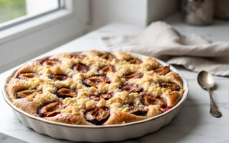 Zwetschgendatschi mit Streusel – nach Omas Rezept