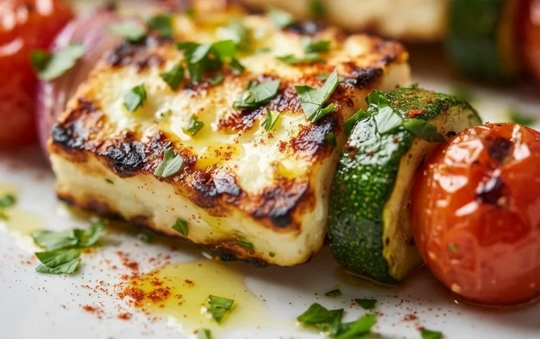 Halloumi Zucchini Spieße Vom Grill: Sommerlich, Lecker & Vegetarisch