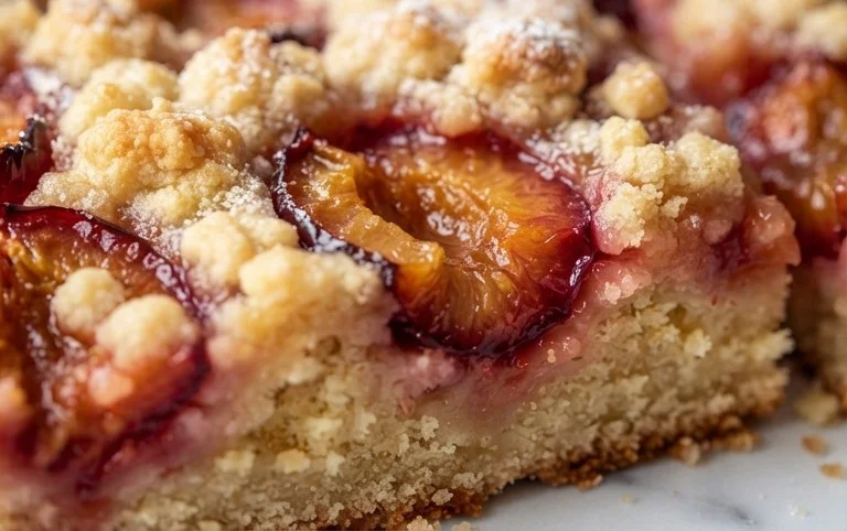 Saftiger Pflaumenkuchen vom Blech mit Streuseln von floweroma4