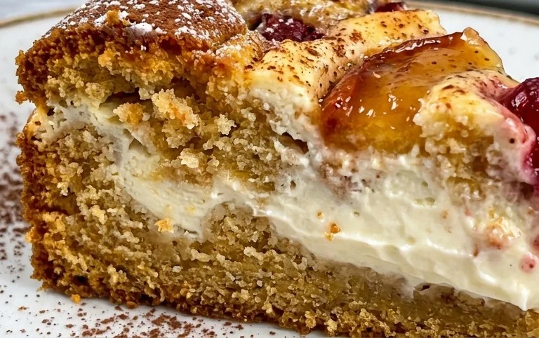 Bromnon-alcoholic beerkuchen mit Quark und Frischkäse