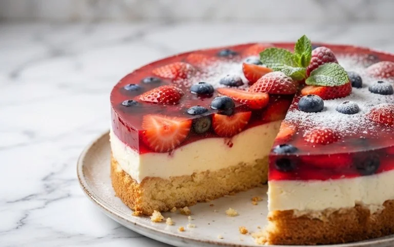 Wackelpudding-Kuchen