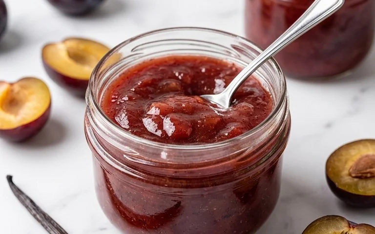 Vanilla Plum Jam Recipe