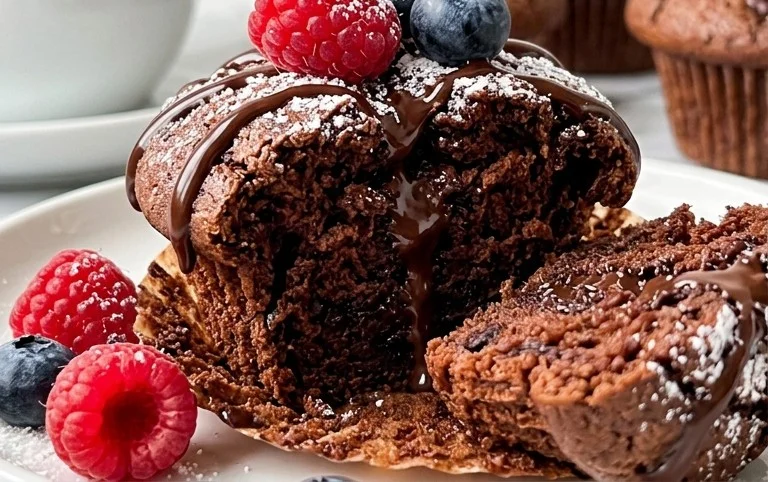 Schokoladenkuchen oder SchokoladenmuffinsBearbeiten
