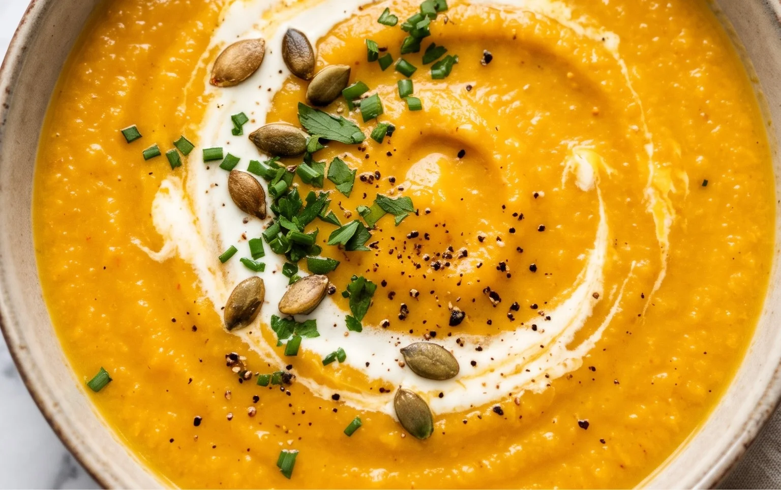 Kartoffel-Möhren-Suppe – so cremig & lecker