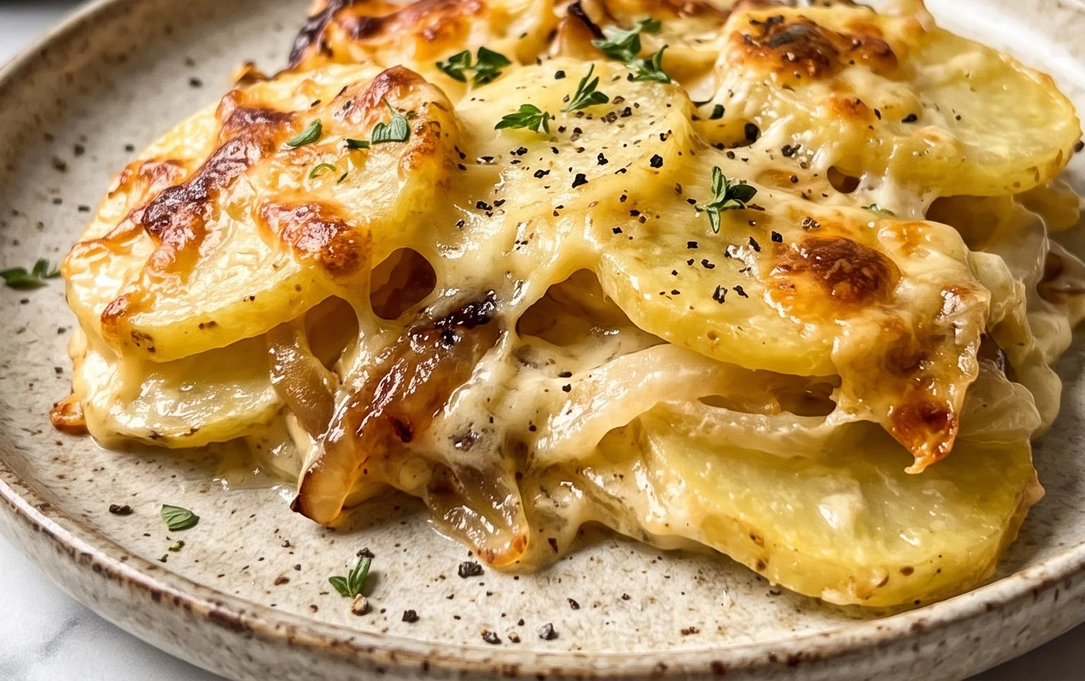 Potato and Onion Bake Recipe