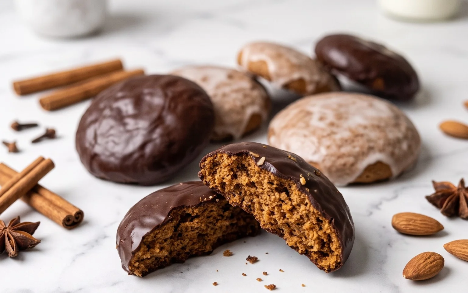 Vegane Lebkuchen: Weich & Schokoladig